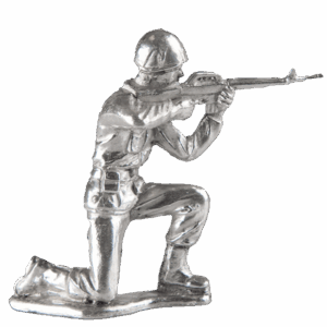 Silver Soldier - The Kneeling Rifleman