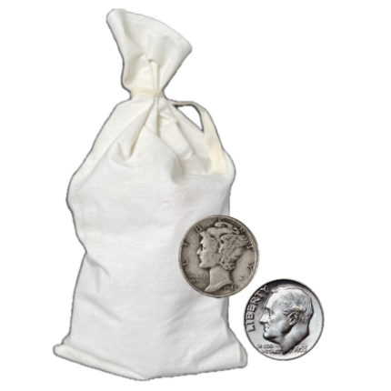90% Silver Dimes ($250.00 Face Value | 2500 Dimes) – Average Circulated