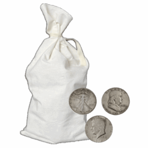 90% Silver Halves ($250.00 Face Value | 500 Halves) – Average Circulated