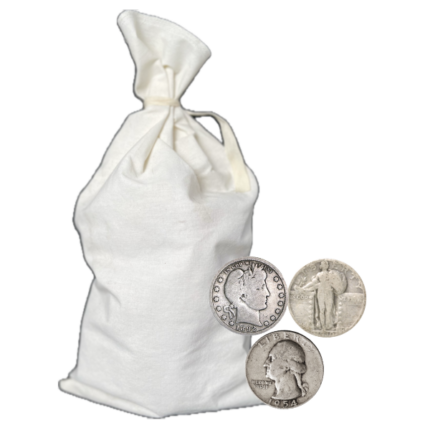 90% Silver Quarters ($250.00 Face Value | 1000 Quarters) – Average Circulated