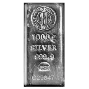 1 kilogram Silver Bars