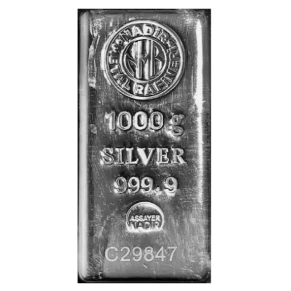 1 kilogram silver bar category