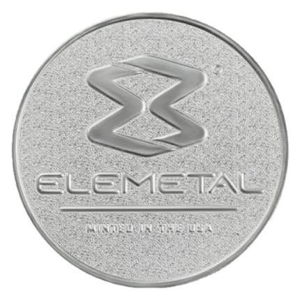 1 oz .999 Fine Silver Elemetal Round