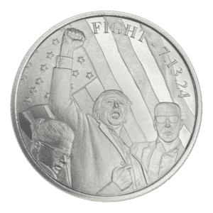 1 oz .999 Fine Silver - "Fight!" Round