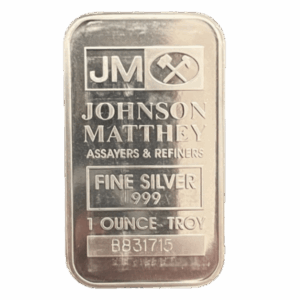 Johnson Matthey 1 oz .999 Silver Bar - Secondary Market