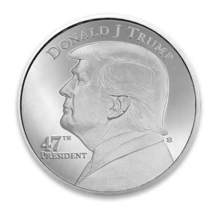47th President - 1 oz .999 Fine Silver Round