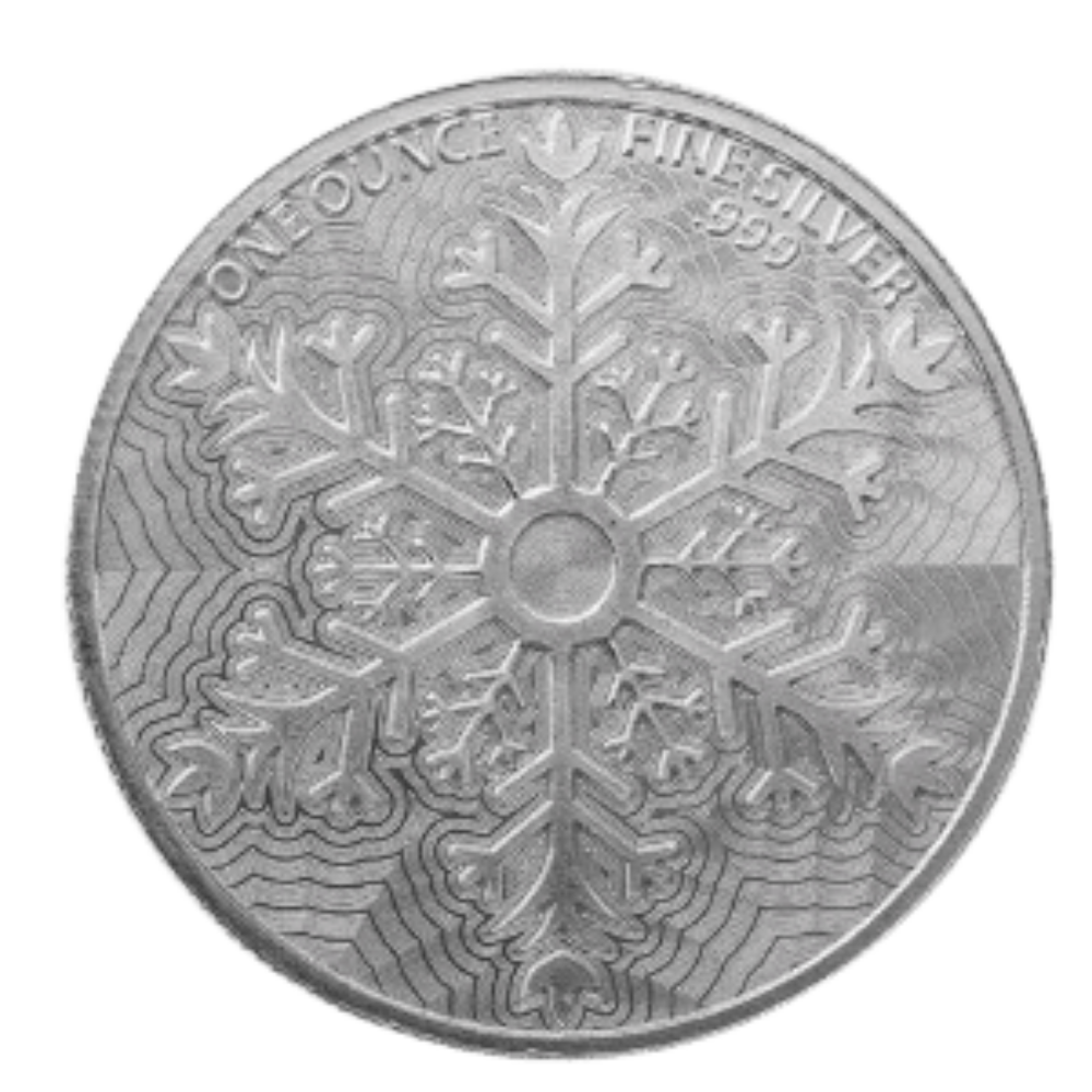 Western Santa 1 oz Silver Christmas Round - Image 2