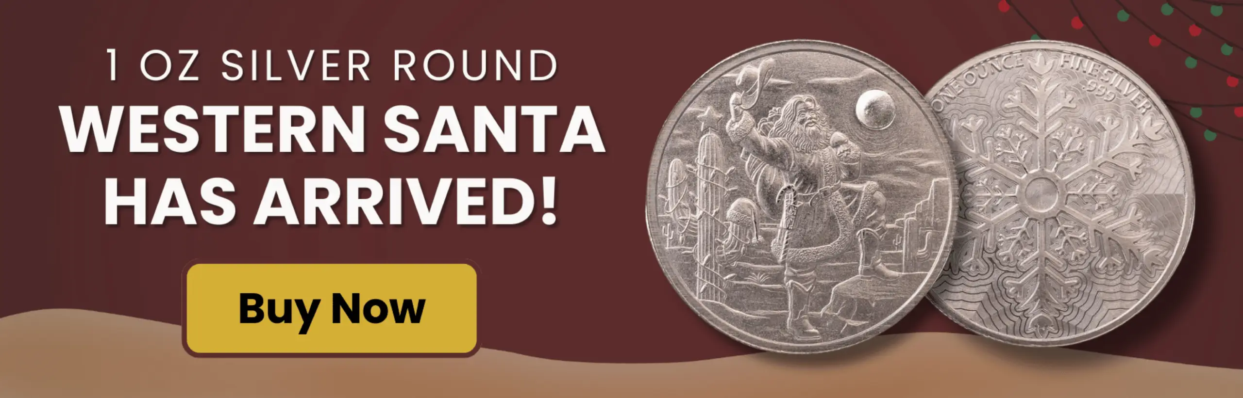 Holiday Santa Coin by Bullion Express