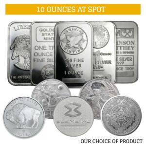 10 oz Silver Starter Bundle at Spot Price